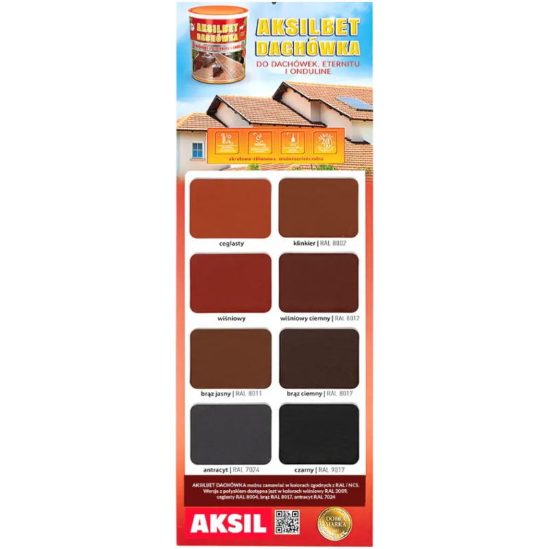 AKSILBET DACHÓWKA Farba do dachówki eternitu i onduline