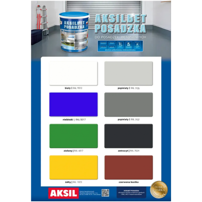 AKSILBET POSADZKA farba do betonu wodorozcieńczalna