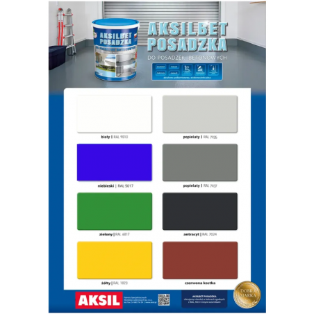 AKSILBET POSADZKA farba do betonu wodorozcieńczalna 