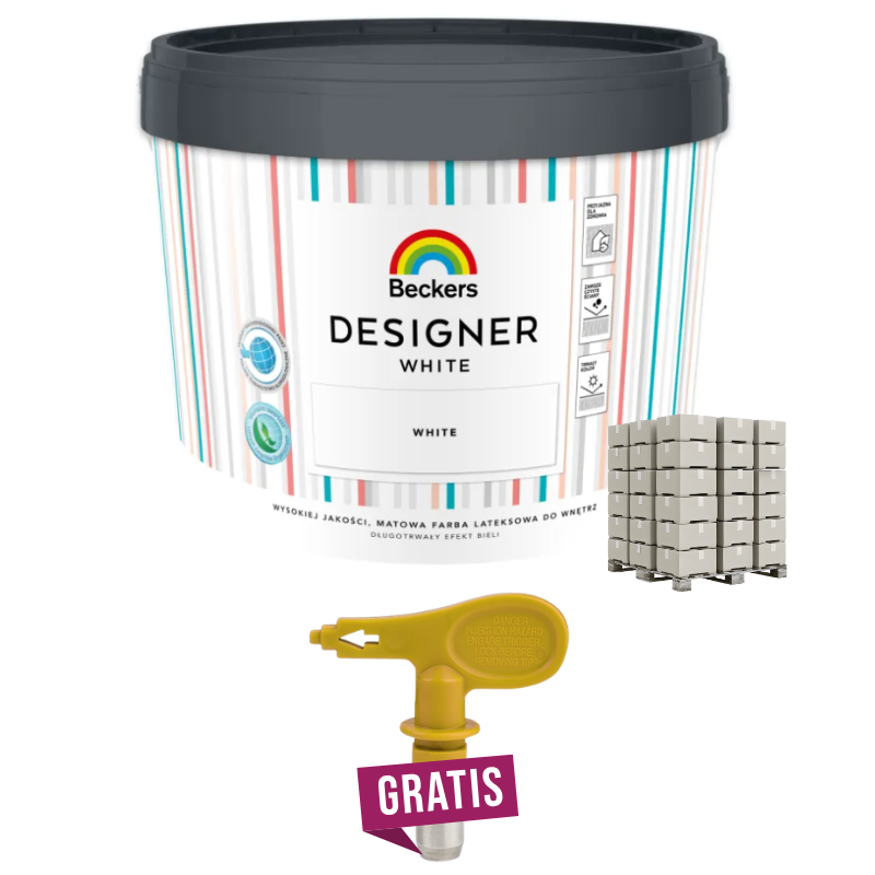 Paleta Beckers Designer White (44 szt.) + Dysza Wagner 517 GRATIS 