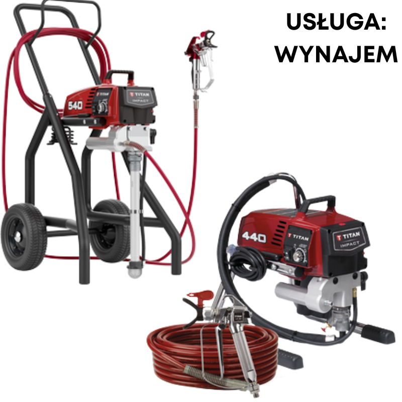 Wynajem agregatu malarskiego Titan 440 / Titan 550 - 1 doba 