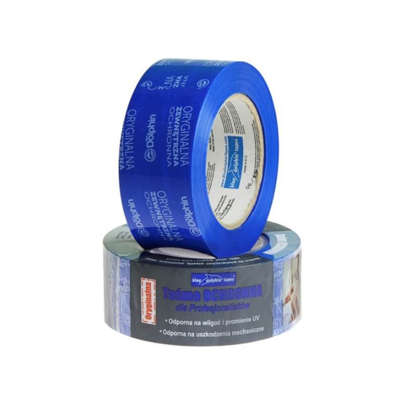 Taśma ochronna zewnętrzna Blue Dolphin MT-PE 48mm x 50m - niebieska 5907758508022