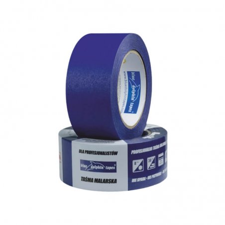 Taśma malarska Blue Dolphin Proff. MT-PG 30mm x 50m - dla profesjonalistów 5907758515952