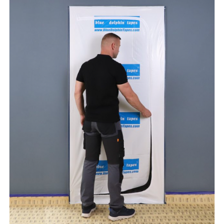 Kurtyna przeciwkurzowa 100 x 215cm Blue Dolphin 5907758505120