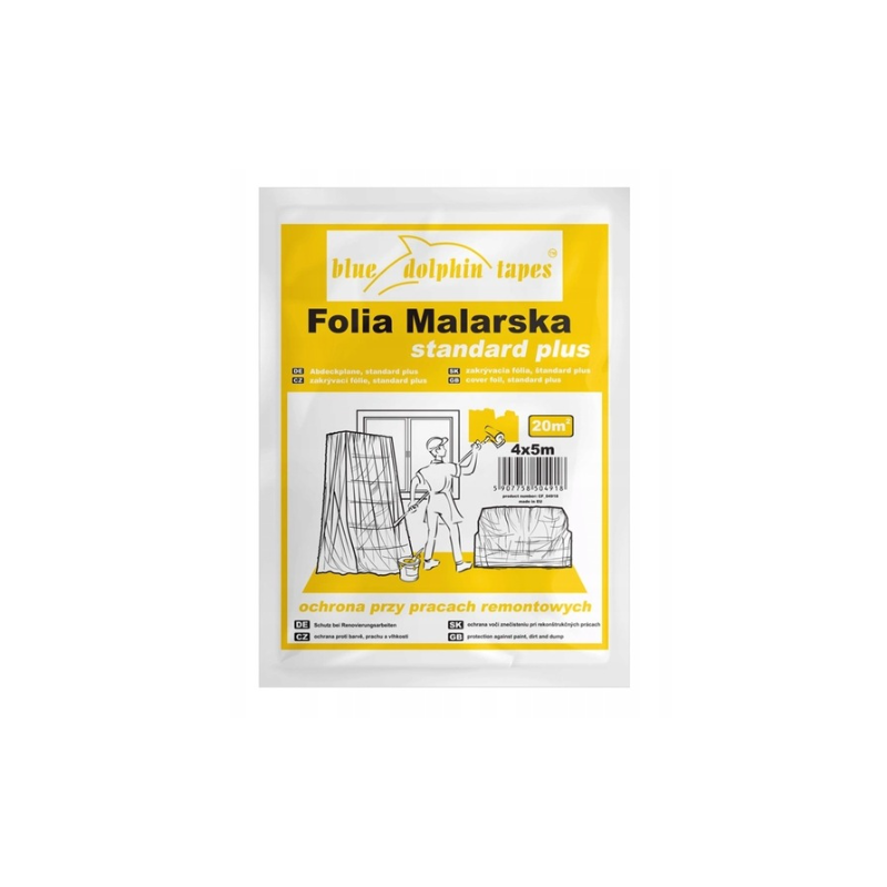 Folia Malarska BDT STANDARD PLUS CF-250 4m x 5m Blue Dolphin 5907758504918