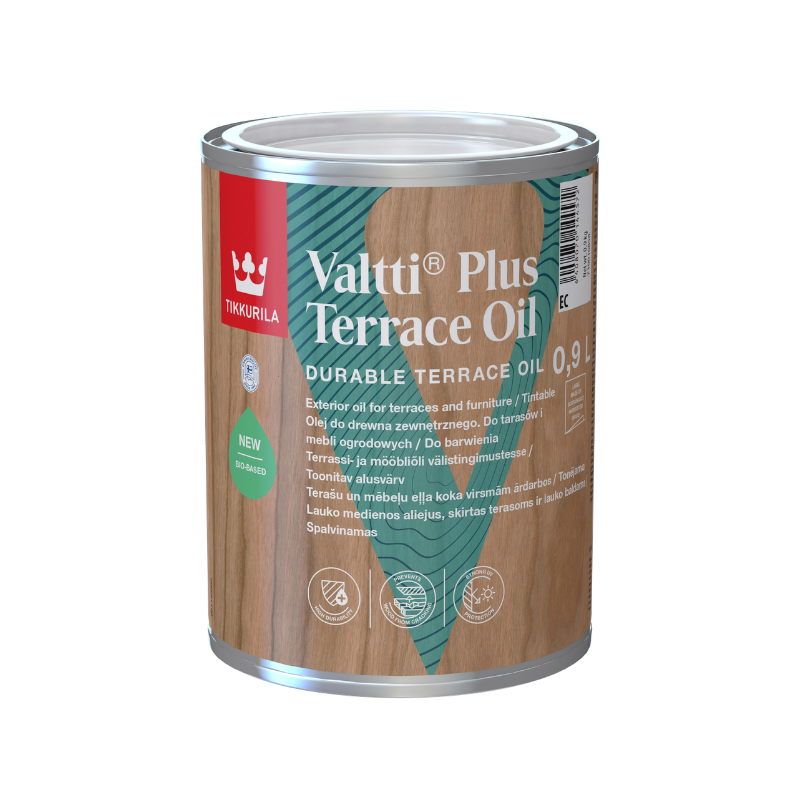 Tikkurila Valtti Plus Terrace Oil - wodorozcieńczalny olej do tarasu